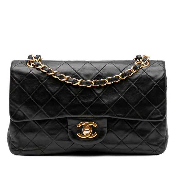 Pre-Loved Chanel Small Classic Lambskin Double Flap - Picture 1 of 12